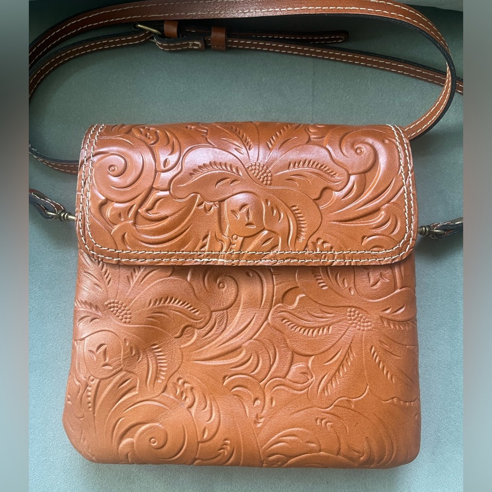 Patricia Nash Leather Crossbody Purse